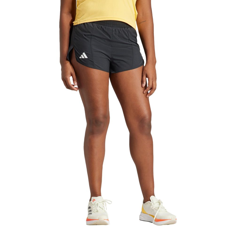 Foto 3 pulgar | Shorts De Running Adizero Essentials Adidas Negro Mujer