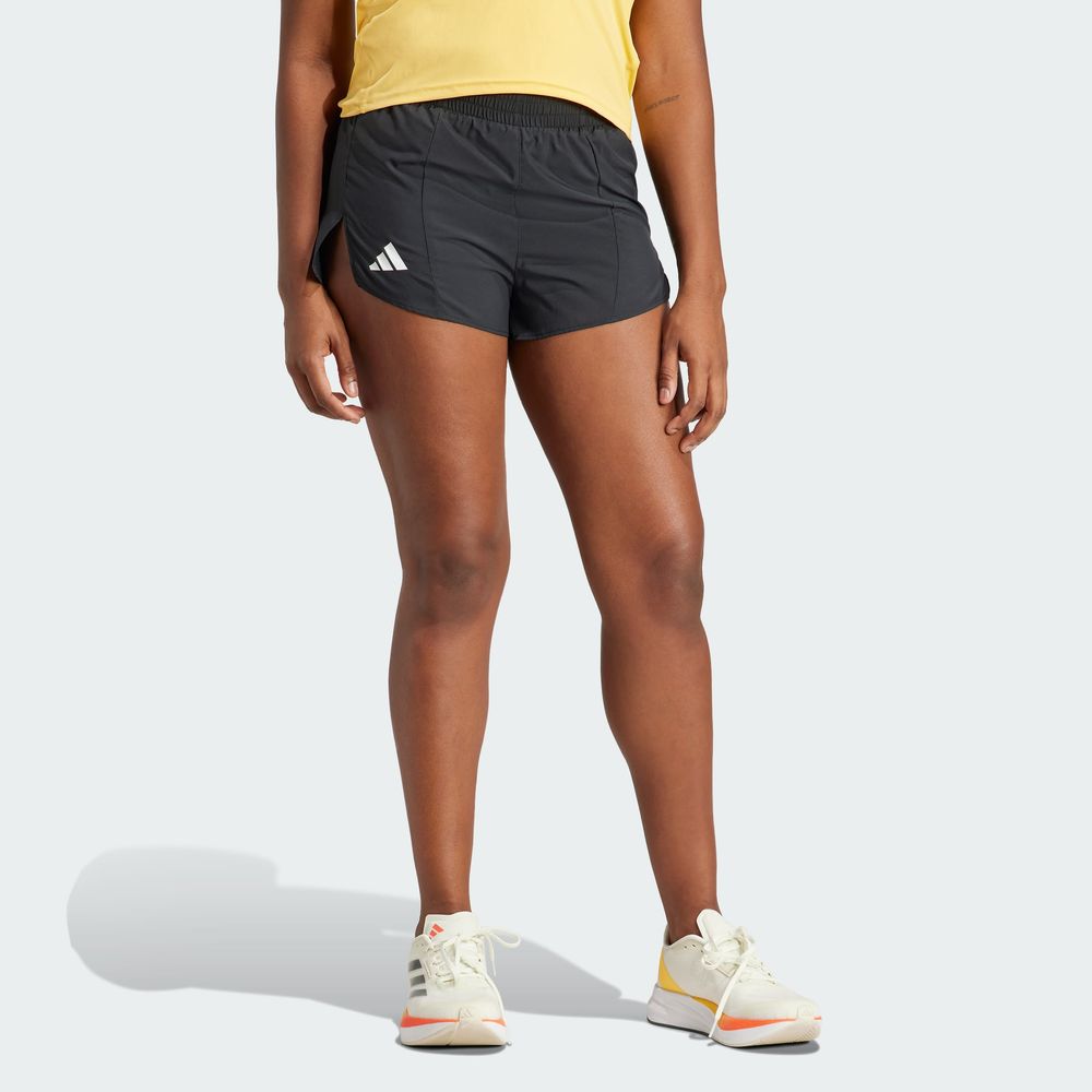 Foto 5 pulgar | Shorts De Running Adizero Essentials Adidas Negro Mujer