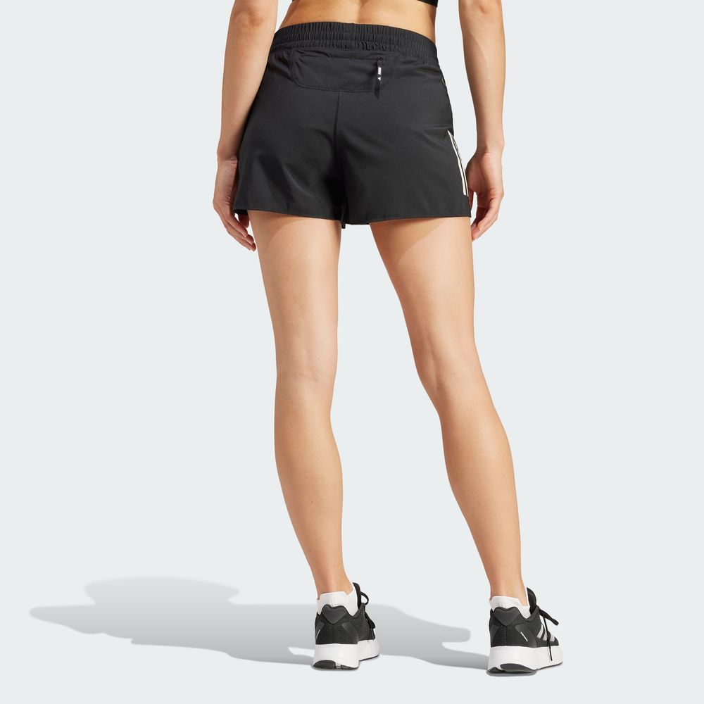 Foto 5 | Shorts Own The Run Adidas Negro Mujer