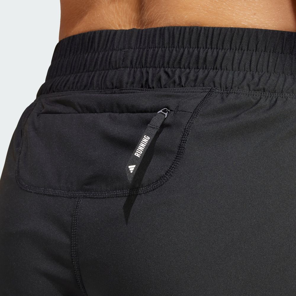 Foto 8 pulgar | Shorts Own The Run Adidas Negro Mujer