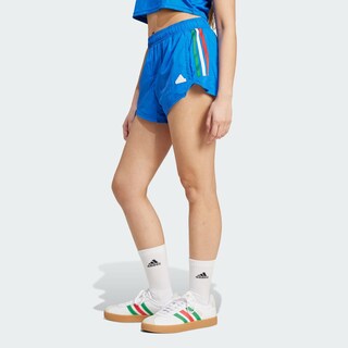 Foto 4 | Shorts Tiro Cut 3 Franjas Summer Adidas Azul Mujer