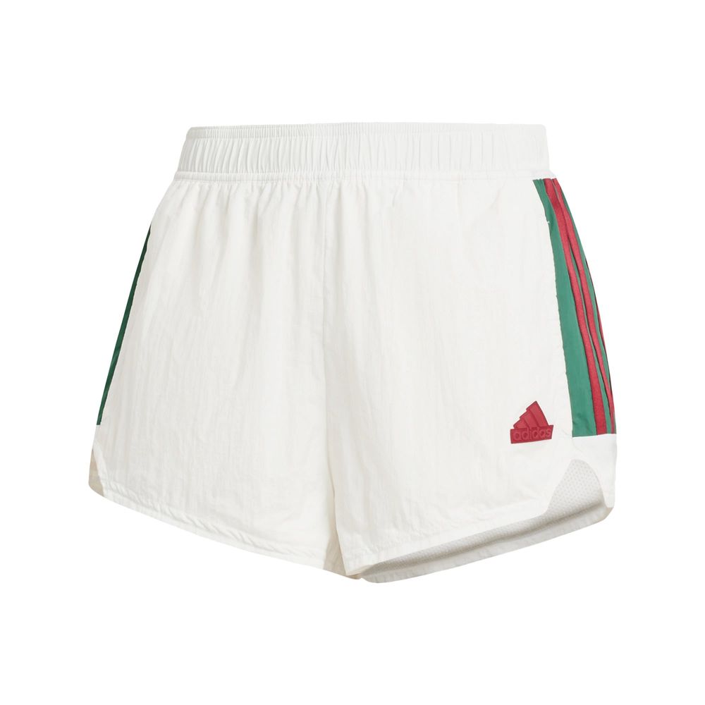 Foto 2 pulgar | Shorts Tiro Cut 3 Franjas Summer Adidas Blanco Mujer