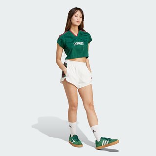 Foto 6 | Shorts Tiro Cut 3 Franjas Summer Adidas Blanco Mujer