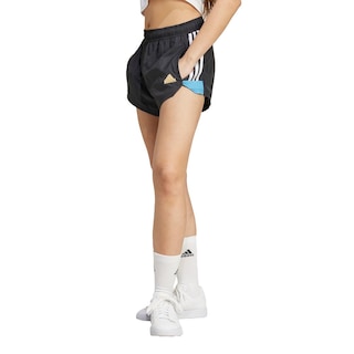 Foto 2 | Shorts Tiro Cut 3 Franjas Summer Adidas Negro Mujer