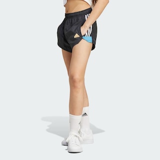 Foto 4 | Shorts Tiro Cut 3 Franjas Summer Adidas Negro Mujer
