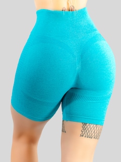Foto 5 | Short Mujer Shores Deportivo Casual Sh-053 Verde Aqua Chort Push Up