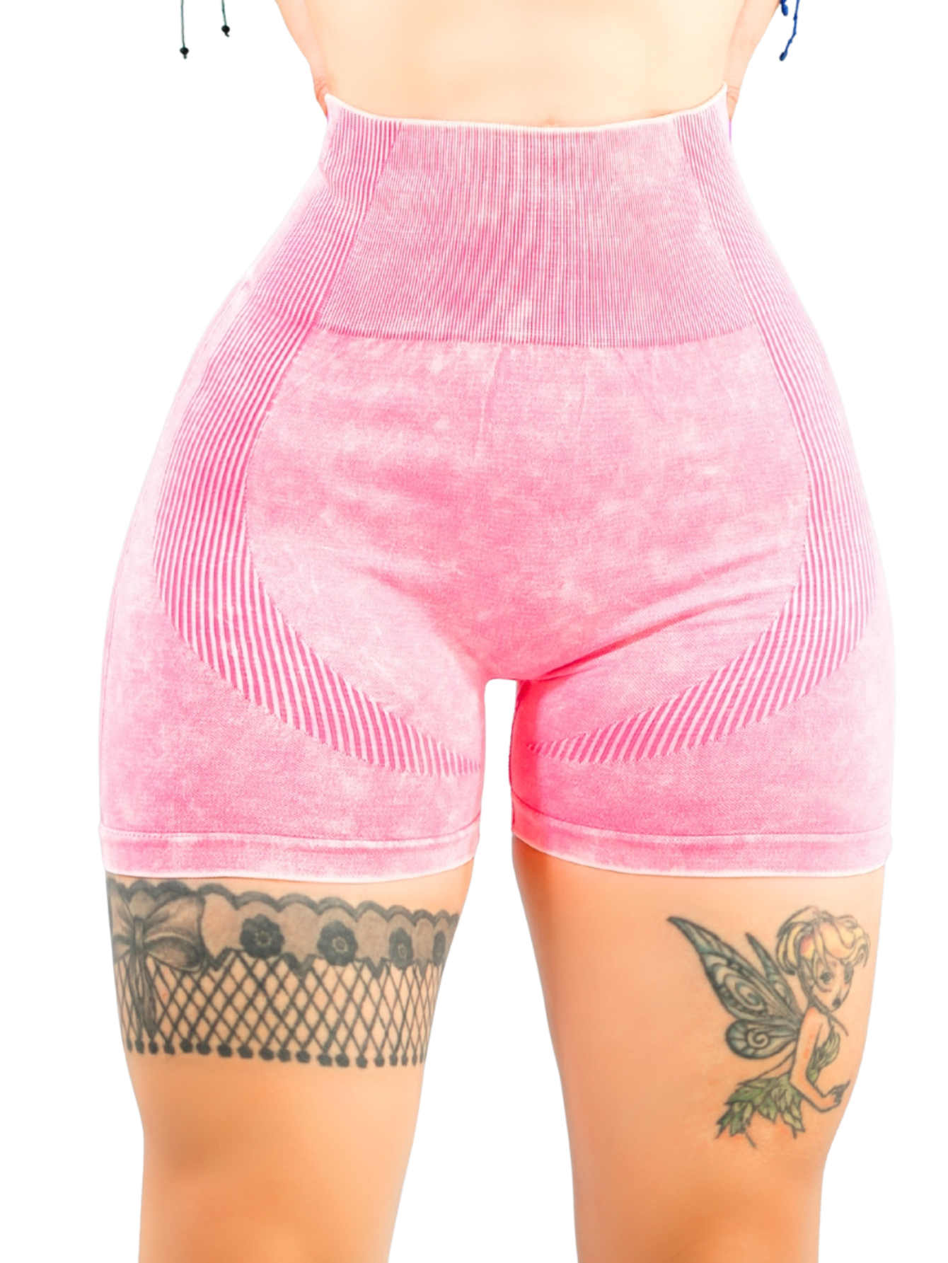 Foto 1 | Biker Short Mujer Stretch Shore Dama Sh-054 Rosa Chores Gym Talle Alto