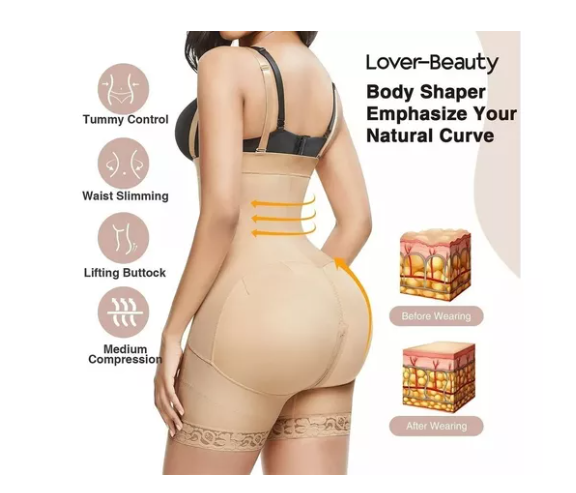 Foto 4 | Fajas Colombianas Body Moldeador De Látex Con Control