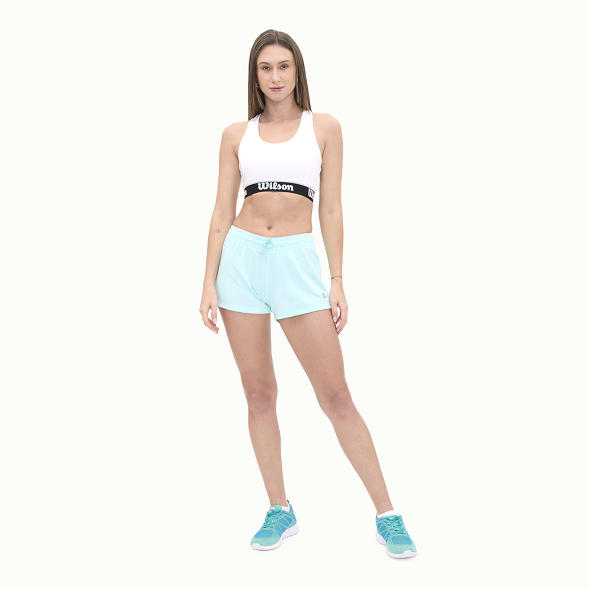 Foto 7 pulgar | Short Wilson French Terry para Mujer