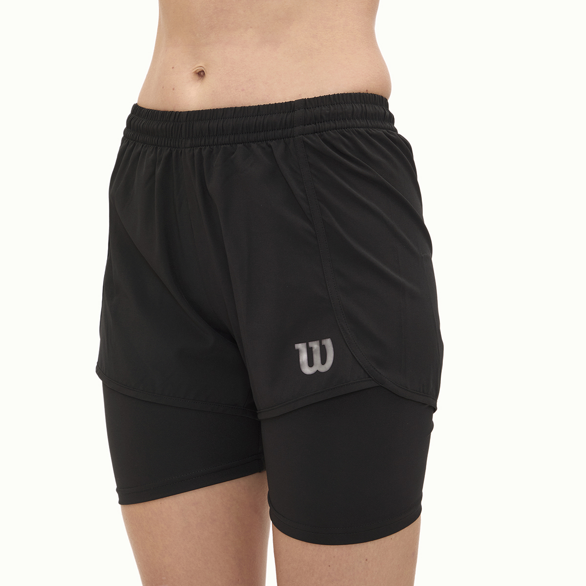 Foto 3 | Short Con Biker Wilson Transpirable Para Mujer