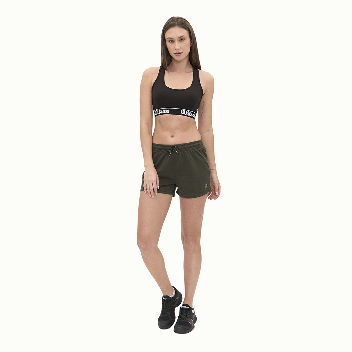 Foto 7 pulgar | Short Wilson French Terry para Mujer