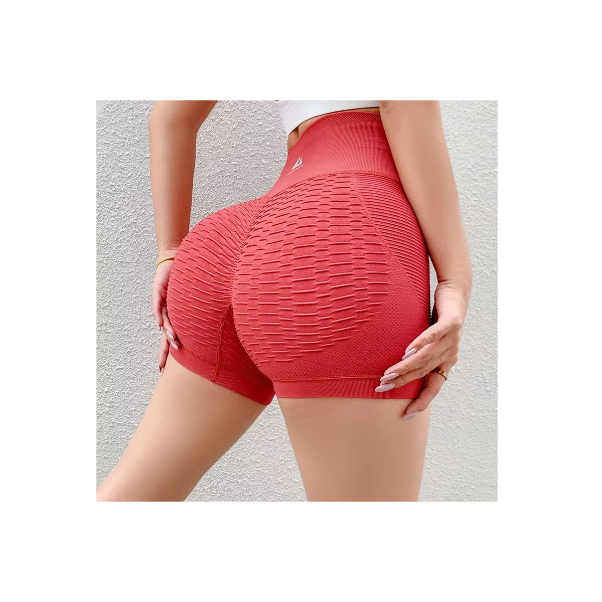 Foto 2 | Shorts Mujer Deportivo Calidad Premium Short Gym Eo Safe Imports  Esi-15938 Rojo