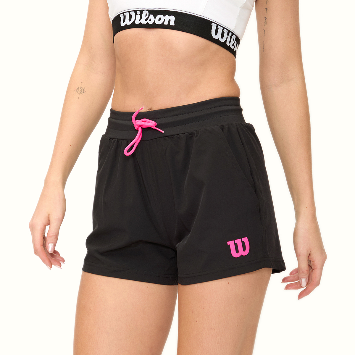 Foto 4 pulgar | Short Wilson Pretina Licra Flex para Mujer