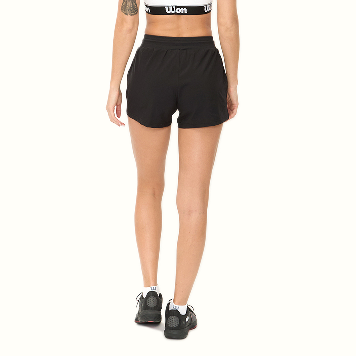 Foto 5 pulgar | Short Wilson Pretina Licra Flex para Mujer