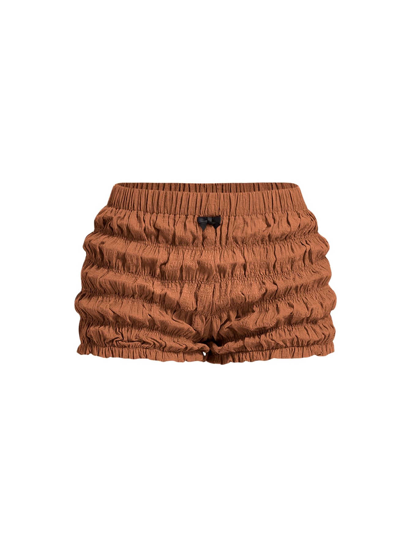 Foto 2 pulgar | Pantalones Cortos Soly Hux Con Encaje Con Volantes Lolita Bloomer Marrón Claro Para Mujer - Venta Internacional.