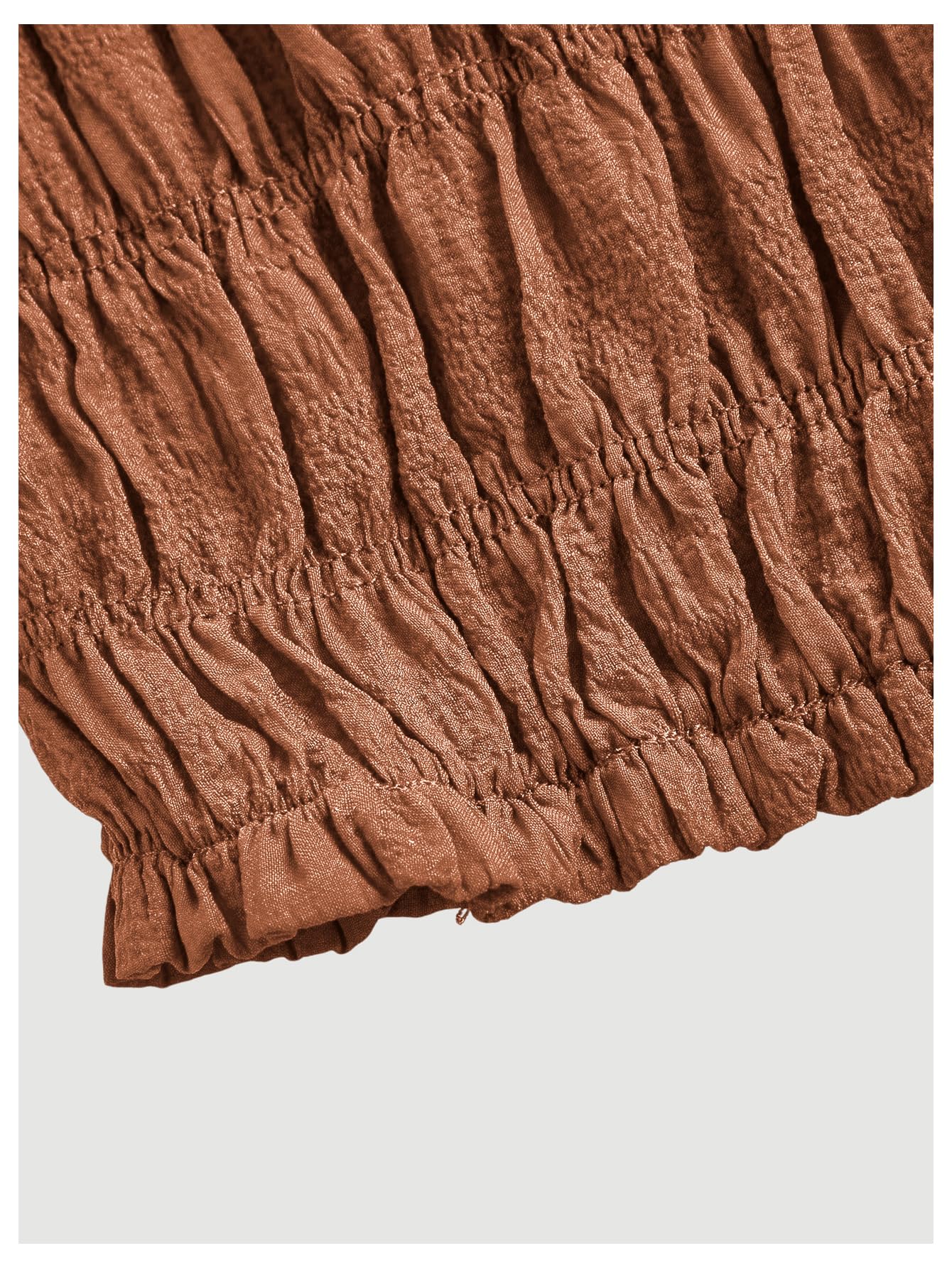 Foto 5 pulgar | Pantalones Cortos Soly Hux Con Encaje Con Volantes Lolita Bloomer Marrón Claro Para Mujer - Venta Internacional.