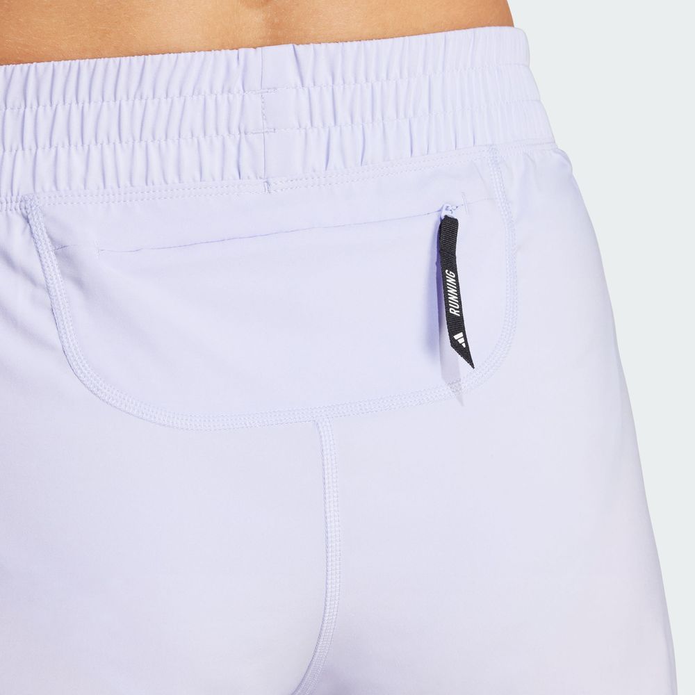 Foto 7 pulgar | Shorts Own The Run Adidas Violeta Mujer