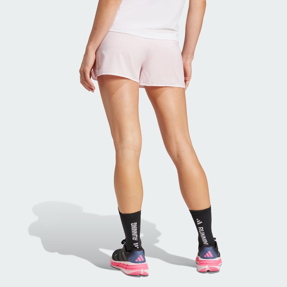 Foto 5 pulgar | Shorts Own The Run Adidas Rosa Mujer