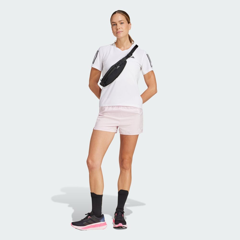 Foto 7 pulgar | Shorts Own The Run Adidas Rosa Mujer