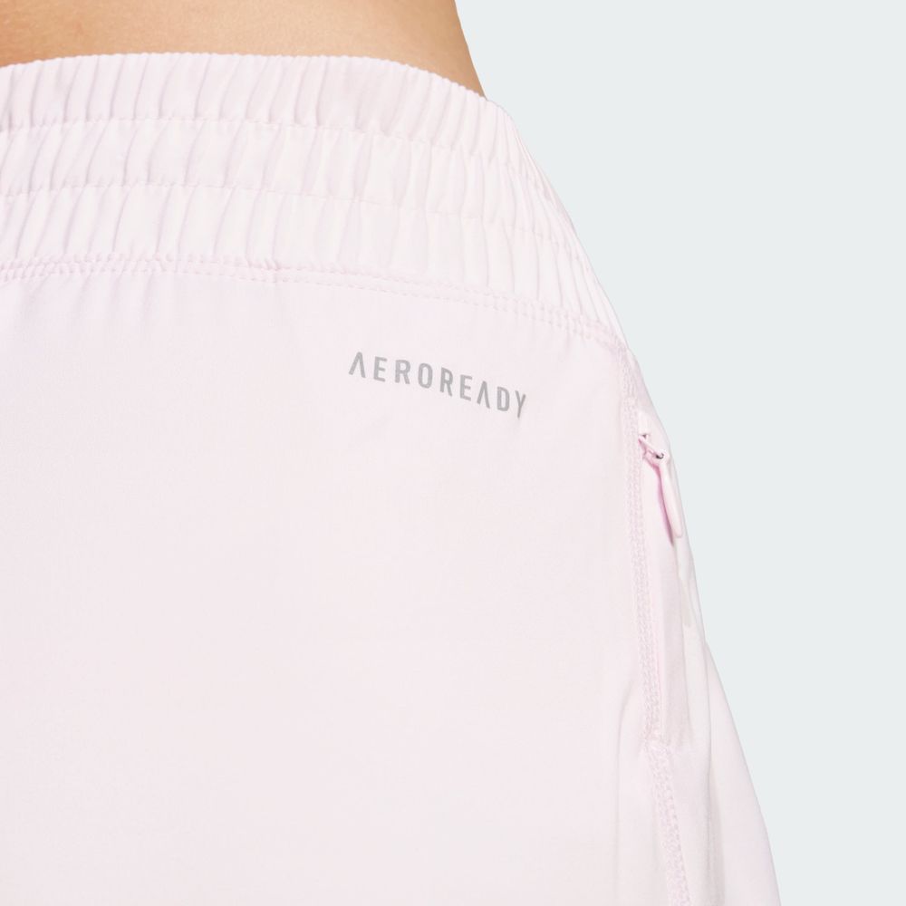 Foto 8 pulgar | Shorts Own The Run Adidas Rosa Mujer