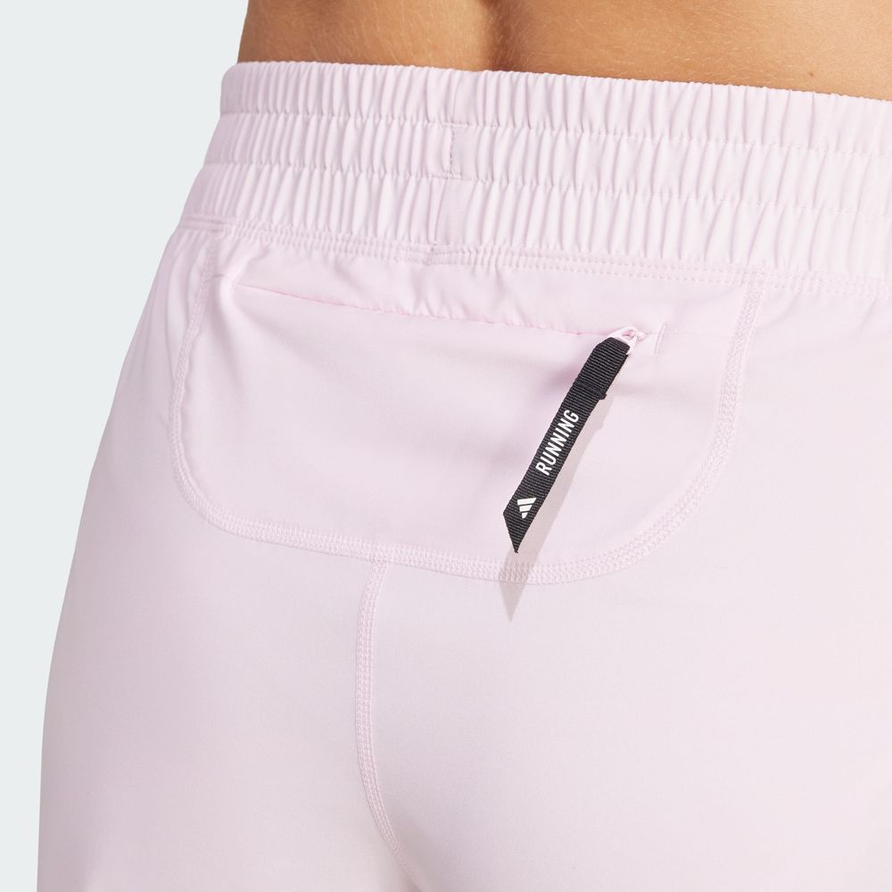 Foto 9 pulgar | Shorts Own The Run Adidas Rosa Mujer