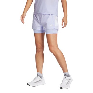 Foto 2 | Shorts 2 en 1 Adidas Violeta para Mujer