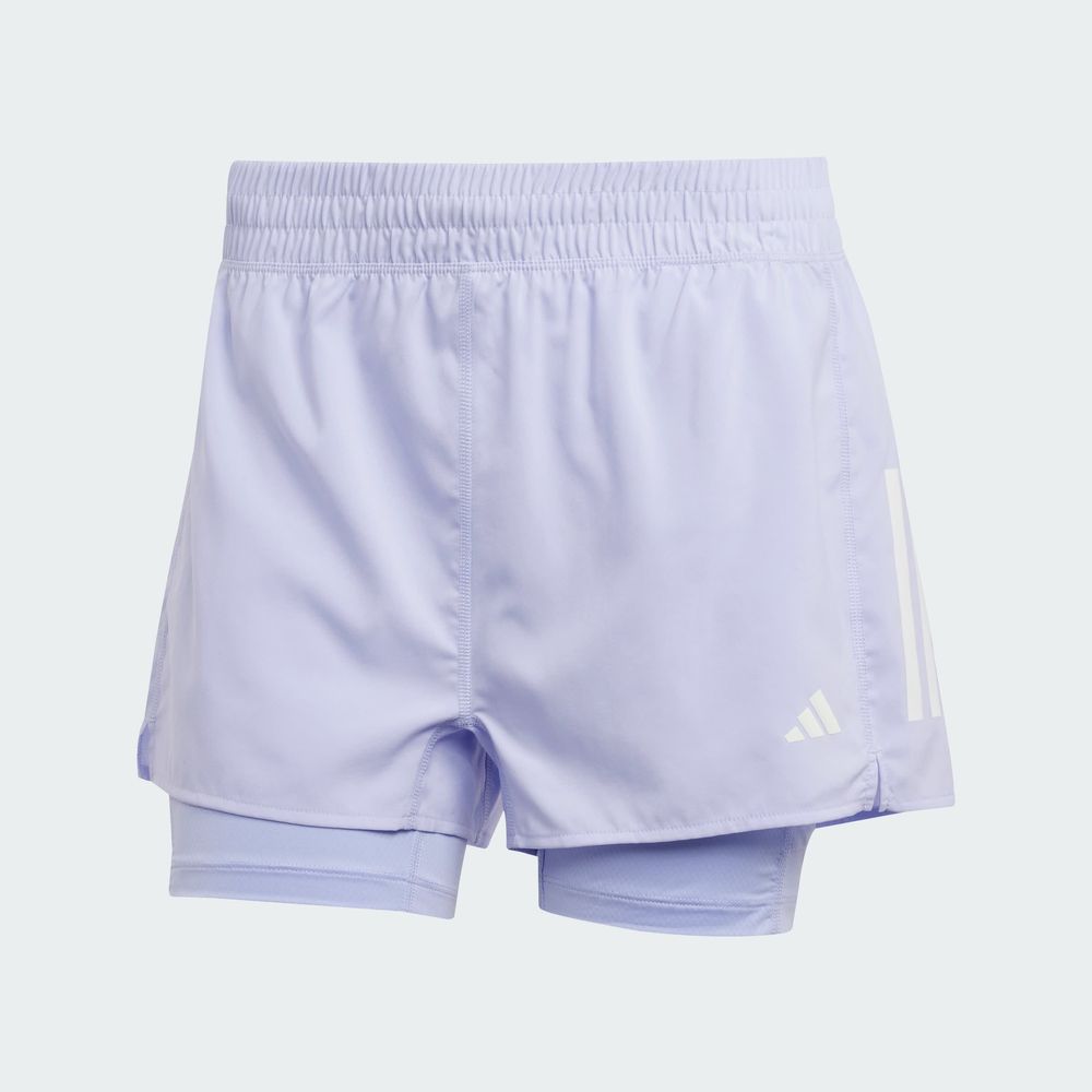 Foto 4 pulgar | Shorts 2 en 1 Adidas Violeta para Mujer