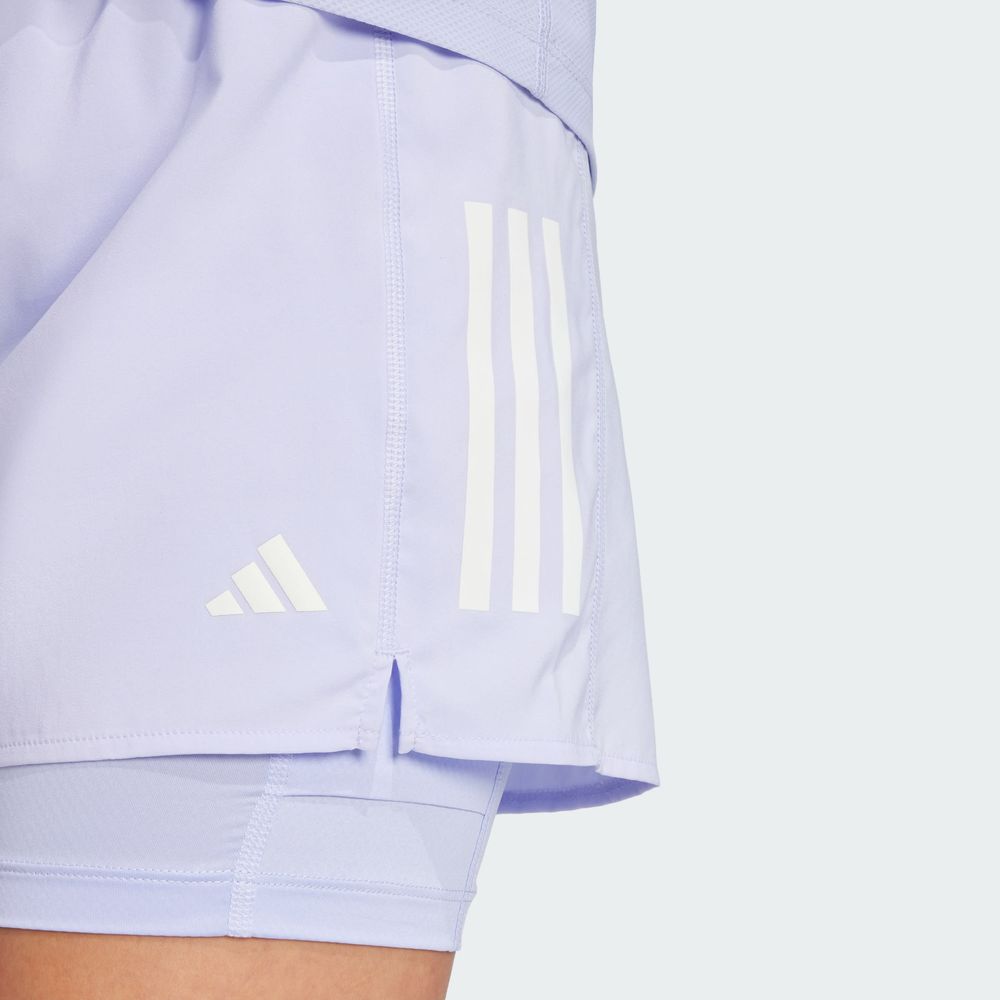Foto 7 pulgar | Shorts 2 en 1 Adidas Violeta para Mujer