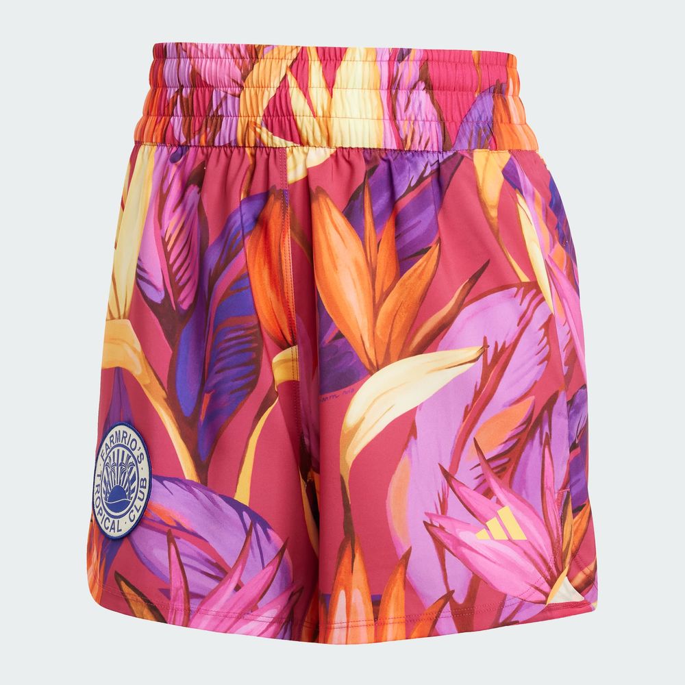 Foto 4 pulgar | Shorts Pacer Adidas X Farm Rio Adidas Rosa Mujer