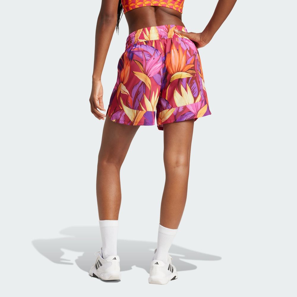 Foto 5 pulgar | Shorts Pacer Adidas X Farm Rio Adidas Rosa Mujer