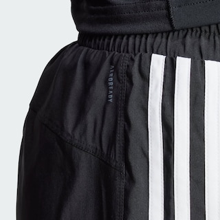 Foto 7 | Shorts Pacer Training 3 Franjas Tejidos Corte Alto Adidas Negro Mujer