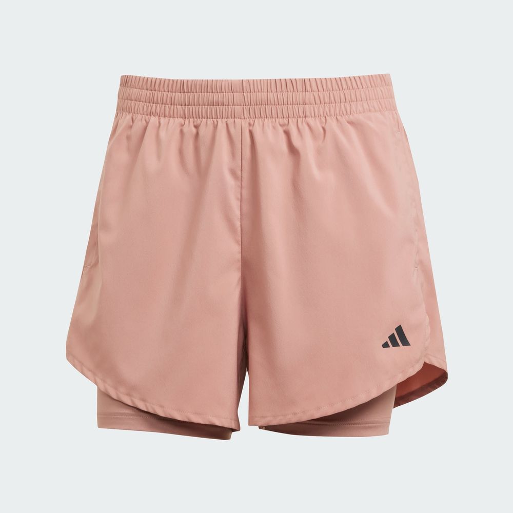 Foto 4 pulgar | Shorts Aeroready 2 En 1 Adidas Rosa Mujer