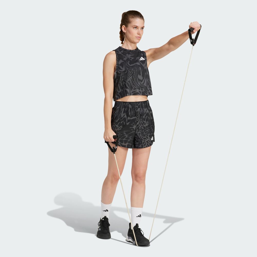 Foto 6 pulgar | We Min Aop Sh Adidas Negro Mujer