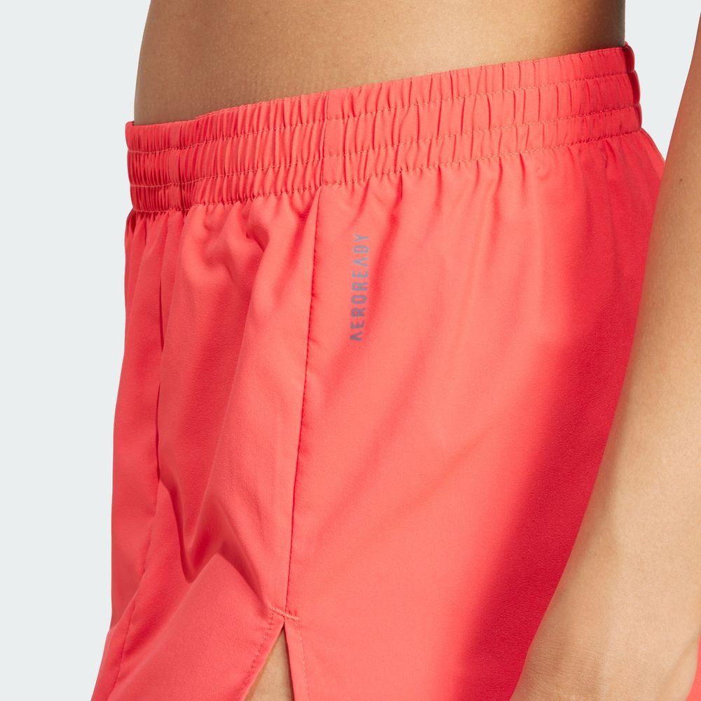 Foto 8 pulgar | Shorts De Running Adizero Essentials Adidas Rojo Mujer