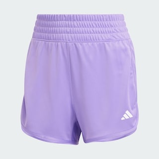 Foto 3 | Shorts Pacer Essentials Tejidos Corte Alto Adidas Violeta Mujer