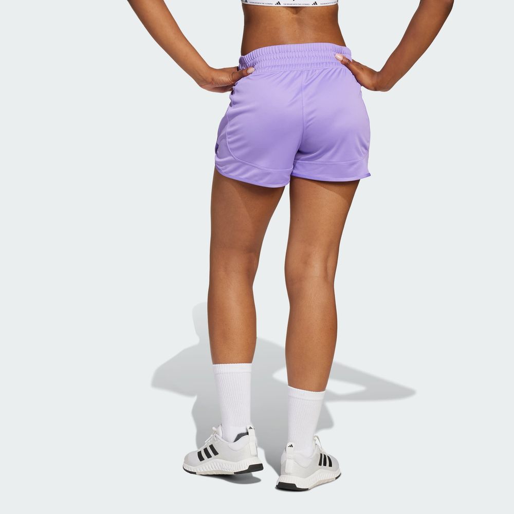Foto 5 pulgar | Shorts Pacer Essentials Tejidos Corte Alto Adidas Violeta Mujer