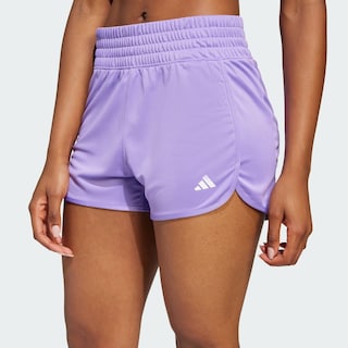 Foto 6 | Shorts Pacer Essentials Tejidos Corte Alto Adidas Violeta Mujer