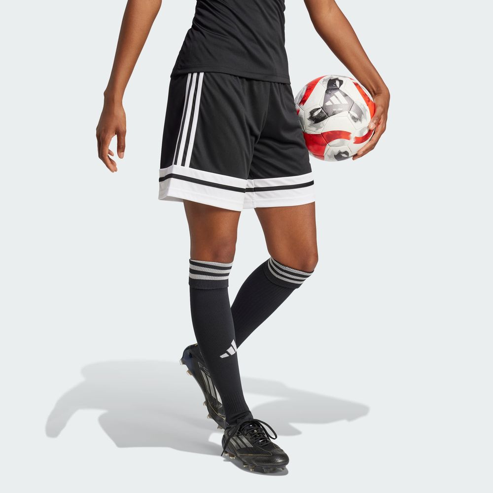 Foto 5 | Shorts Squadra 25 Adidas Negro Mujer