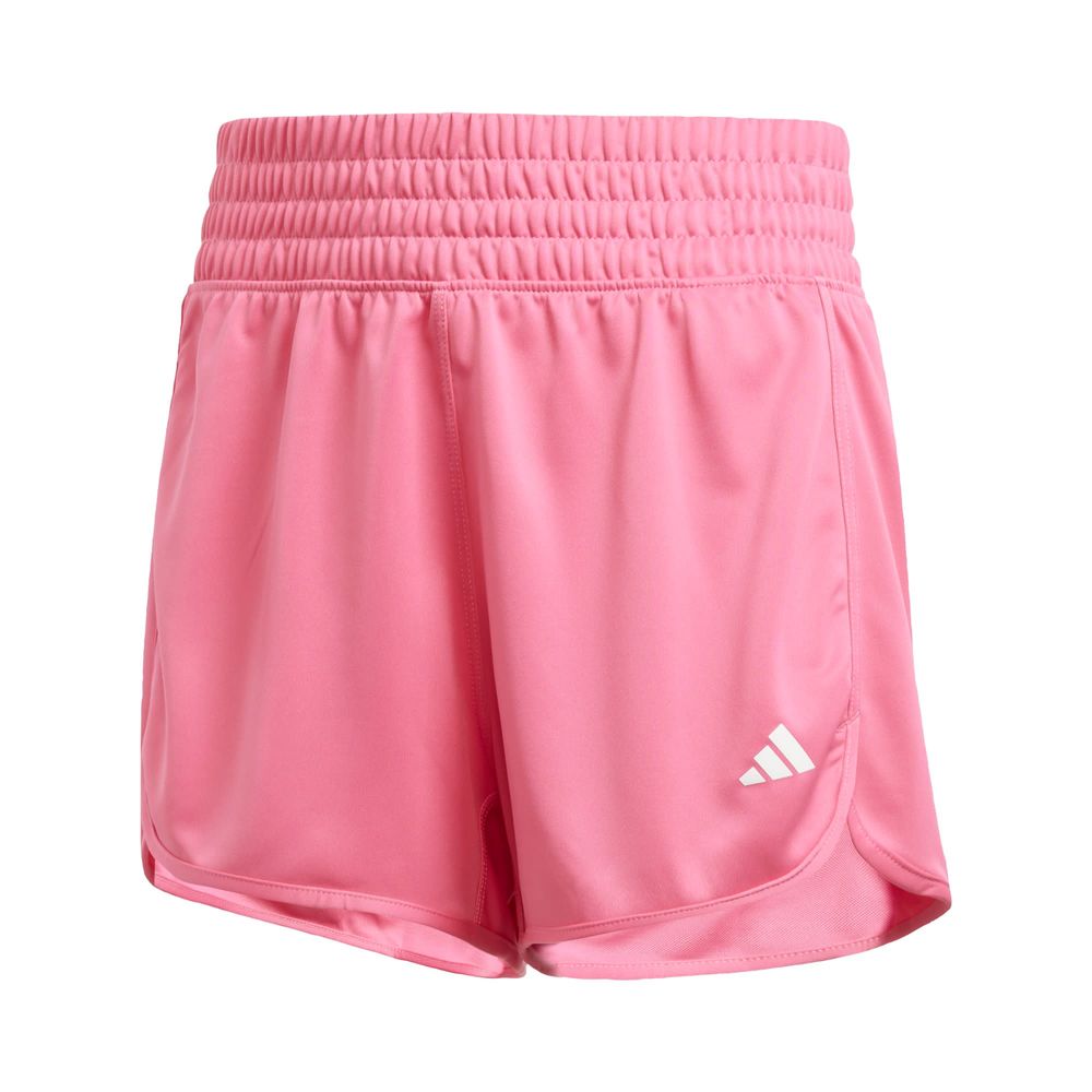 Shorts Pacer Essentials Tejidos Corte Alto Adidas Rosa para Mujer