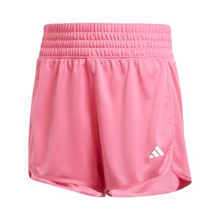 Foto 1 | Shorts Pacer Essentials Tejidos Corte Alto Adidas Rosa para Mujer