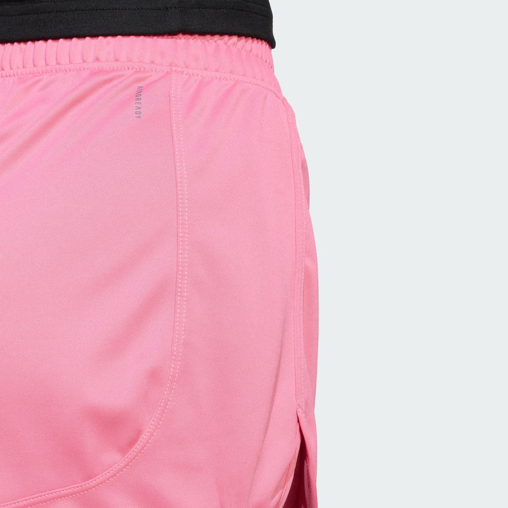 Foto 8 pulgar | Shorts Pacer Essentials Tejidos Corte Alto Adidas Rosa para Mujer