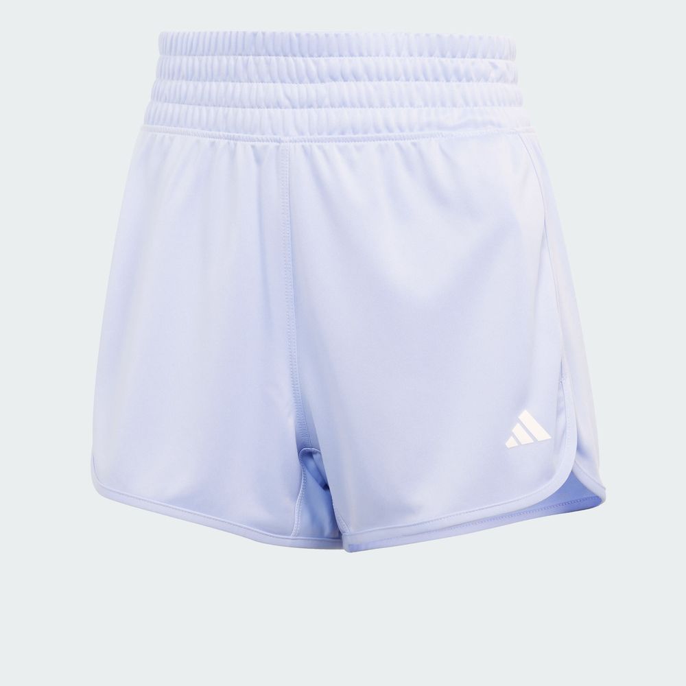 Foto 4 pulgar | Shorts Pacer Essentials Tejidos Corte Alto Adidas Violeta para Mujer