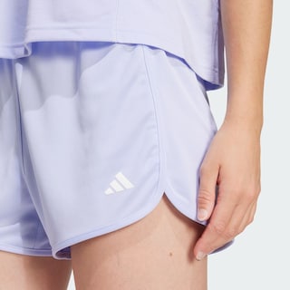 Foto 7 | Shorts Pacer Essentials Tejidos Corte Alto Adidas Violeta para Mujer