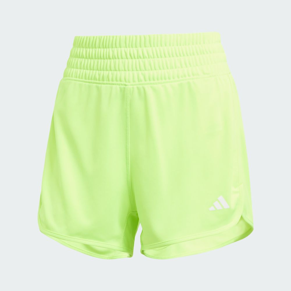 Foto 4 pulgar | Shorts Pacer Essentials Tejidos Corte Alto Adidas Verde para Mujer