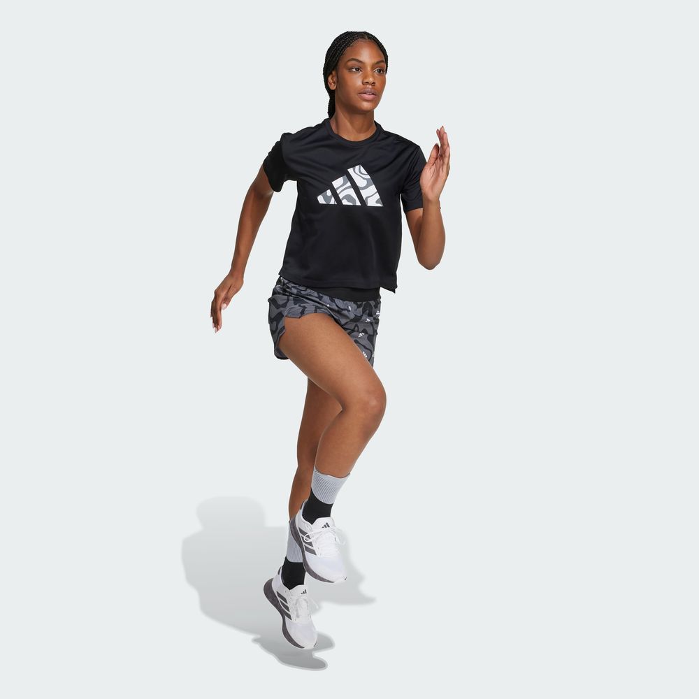 Foto 6 pulgar | Run It Bl Sho W Adidas Negro Mujer