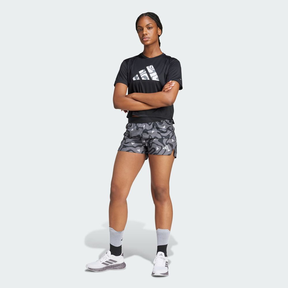 Foto 6 | Run It Bl Sho W Adidas Negro Mujer