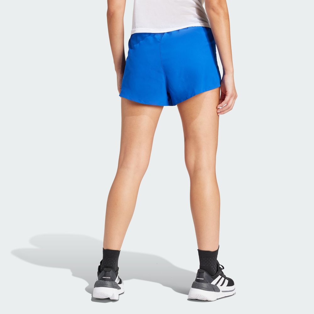 Foto 5 pulgar | Shorts De Running Adizero Essentials Adidas Azul Mujer