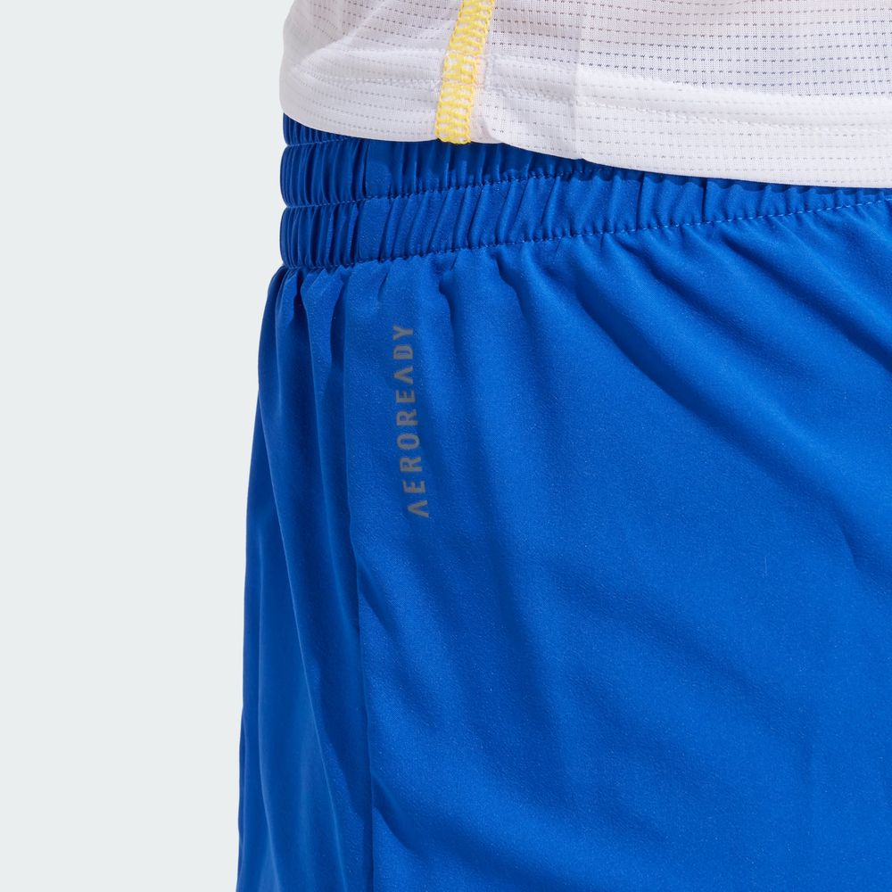 Foto 8 pulgar | Shorts De Running Adizero Essentials Adidas Azul Mujer