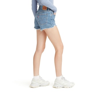 Foto 3 | Pantalones Cortos Levi's 501 Original Jazz Solo Para Mujer, Color Índigo Medio - Venta Internacional.