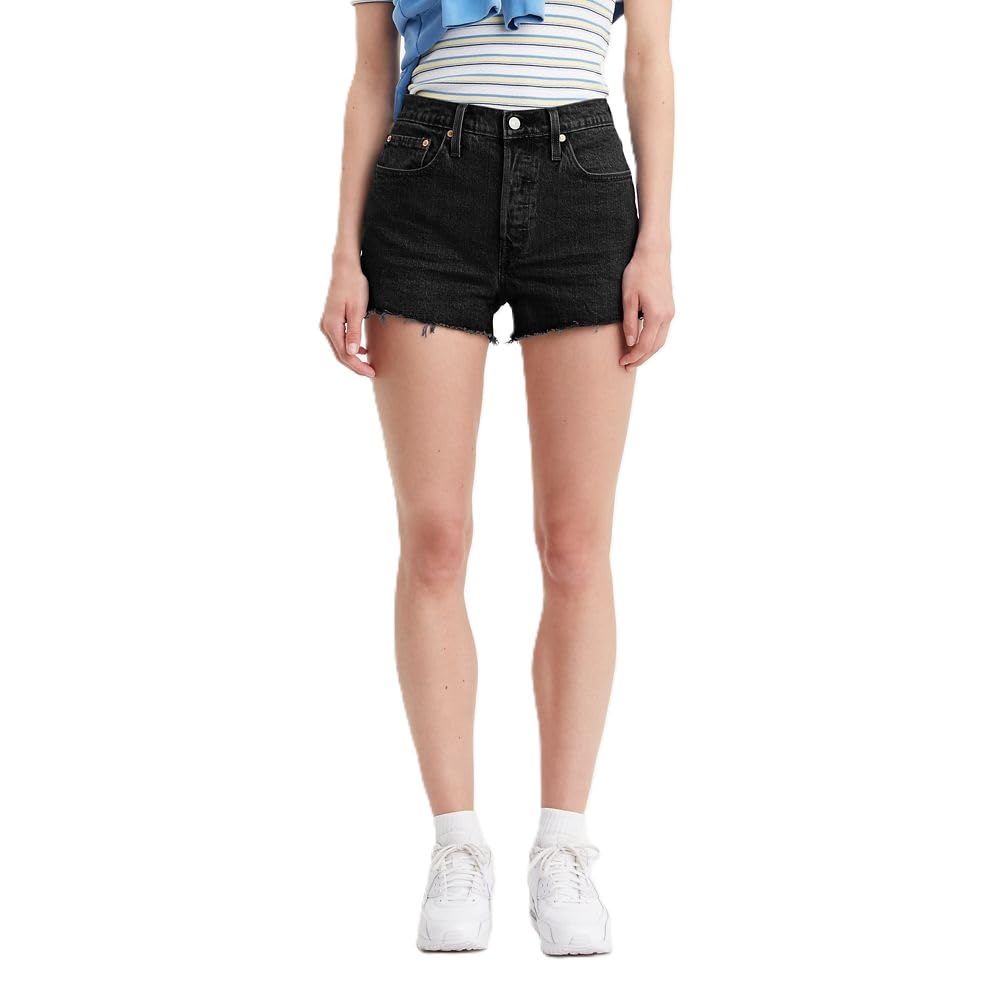 Foto 2 pulgar | Pantalones Cortos Levi's 501 Original Para Mujer High Rise Lunar Black - Venta Internacional.